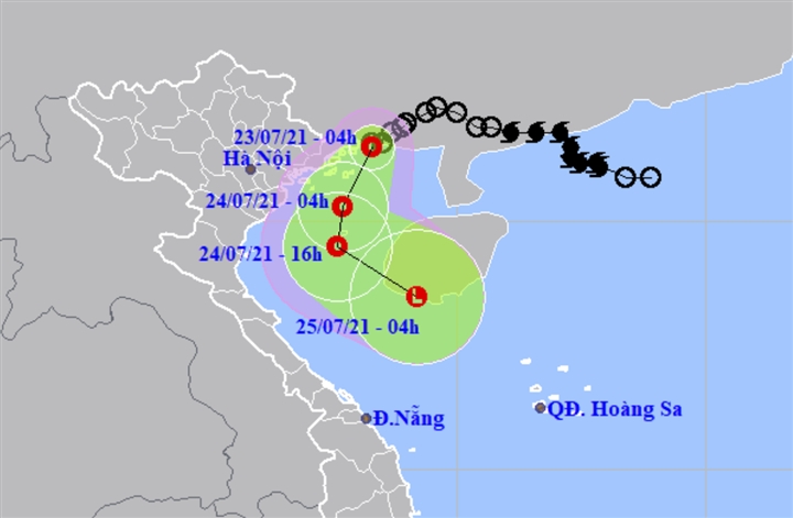 Áp thấp nhiệt đới cách Quảng Ninh 40km, Bắc Bộ mưa rất lớn - 1