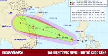 Áp thấp nhiệt đới trên Biển Đông mạnh lên thành bão, giật cấp 10