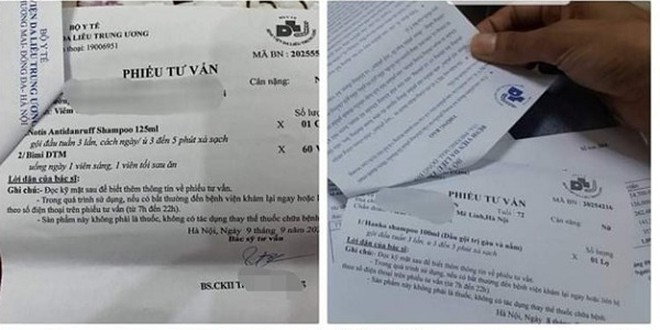 Bị "tố" kê thực phẩm chức năng kèm đơn thuốc, Bệnh viện Da liễu Trung ương nói gì? ảnh 2