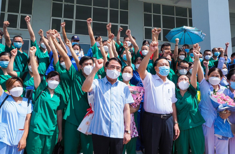 90 cán bộ, nhân viên y tế Quảng Ninh và Hải Phòng tăng cường chống dịch -0
