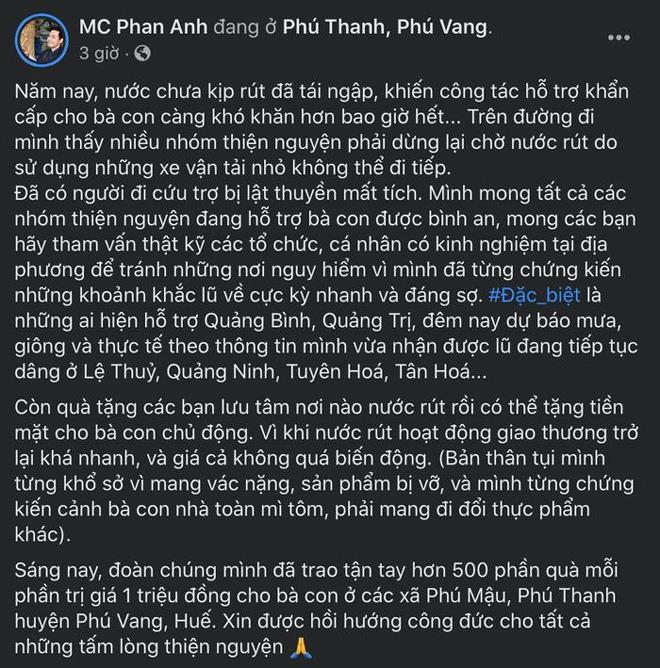 Bị dân mạng réo tên là 'MC lũ', Phan Anh phản ứng thế nào? - 2