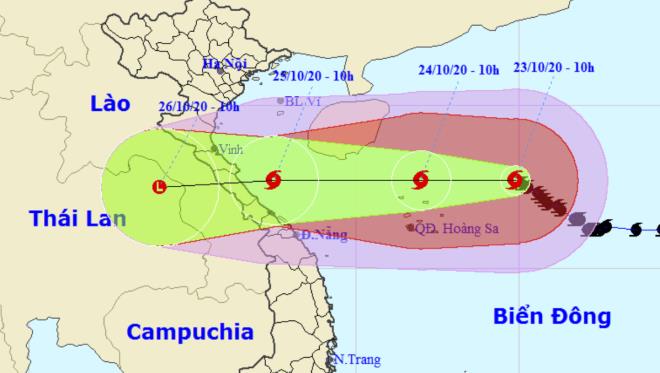 Bão số 8 suy yếu trước khi đổ bộ miền Trung - 1