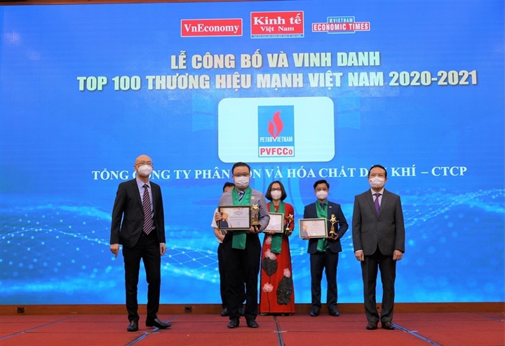 Đạm Phú Mỹ được vinh danh Top 100 Thương hiệu mạnh Việt Nam 2020 - 2021 - 1
