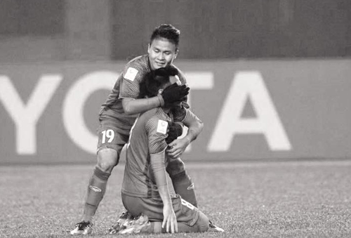 gat noi dau mat nguoi than tuyen thu u23 viet nam choi tron tran thang qatar