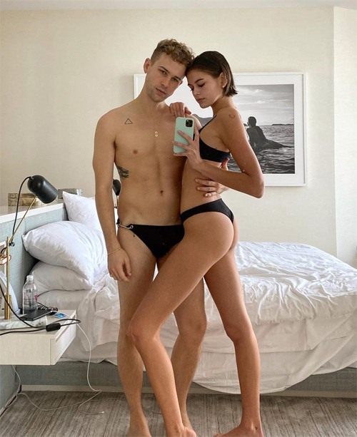 kaia gerber mac bikini nho xiu