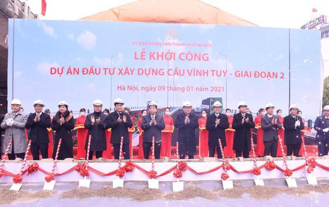 Hà Nội khởi công xây dựng cầu Vĩnh Tuy 2 hơn 2.500 tỷ đồng ảnh 1