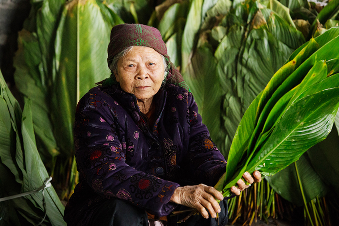 lang banh chung tranh khuc vao vu tet