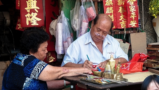 khong khi tet tran ngap pho nguoi hoa o sai gon