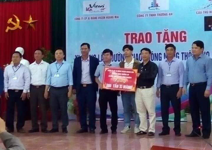 cong phuong tang 300 tan xi mang cho que nha truoc ngay di han quoc