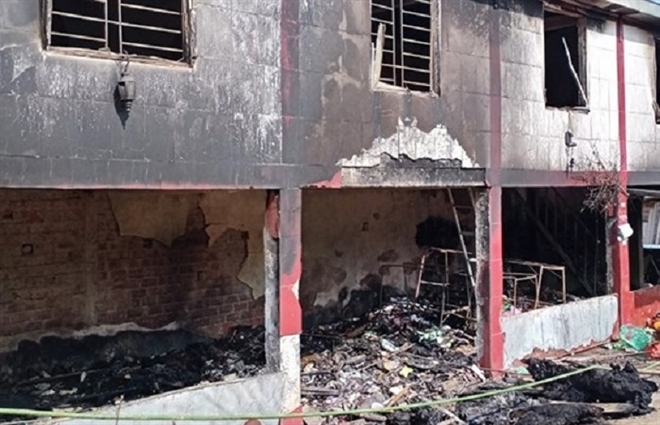 Hà Tĩnh: Cháy nhà sáng mùng 1 Tết, 1 học sinh lớp 4 thiệt mạng - 1