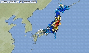 Động đất 7,1 độ ở Nhật Bản