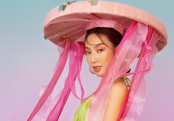 Chân dung Hoa hậu Thùy Tiên trong loạt trang phục mang đậm bản sắc văn hóa Việt