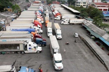 Lạng Sơn thông báo ngừng tiếp nhận phương tiện chở hàng xuất khẩu sang Trung Quốc