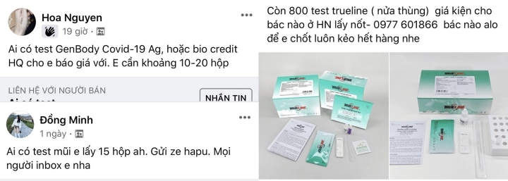 Ca mắc COVID-19 ở Hà Nội tăng cao, kit test nhanh lên 'cơn sốt' - 3