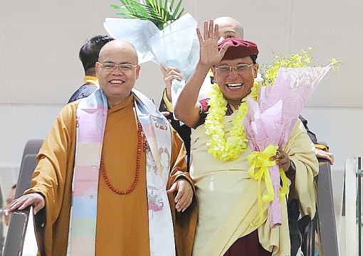 duc gyalwang drukpa tro lai viet nam