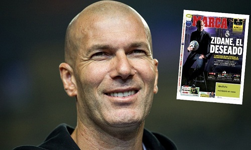 real chuan bi dua zidane tro lai