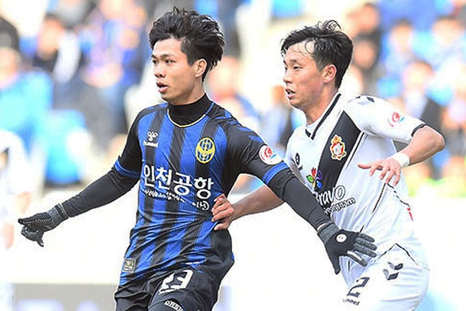 cong phuong xach xe khong 30 phut incheon united thua 0 2