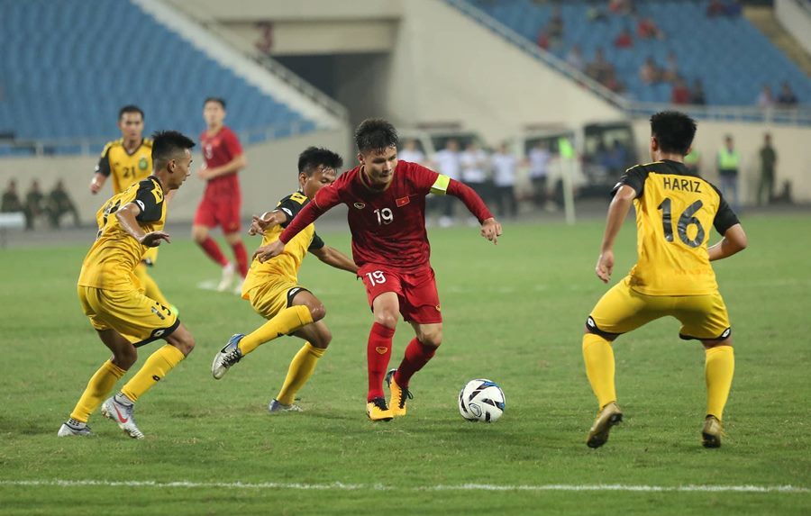 u23 viet nam thang dam u23 brunei mung gi va lo gi