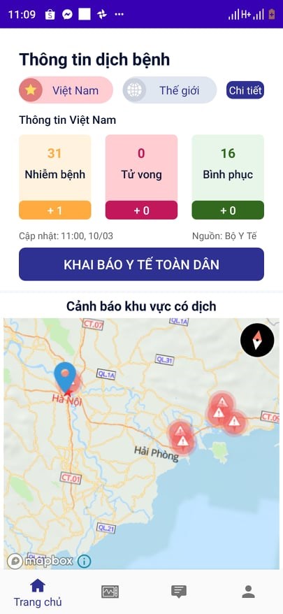 huong dan khai bao y te toan dan qua dien thoai de phong covid 19