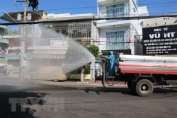Bình Thuận phun hóa chất khử trùng diện rộng ở thành phố Phan Thiết