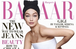 Gigi Hadid đẹp cổ điển, sang trọng trên bìa tạp chí Harper's Bazaar