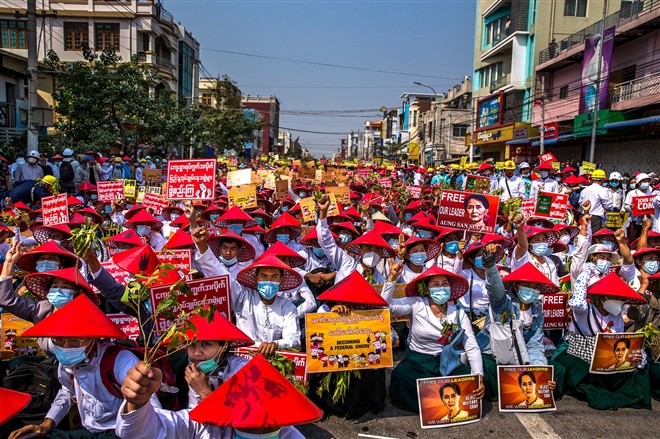 Bi kịch dân thường trong cuộc biểu tình Myanmar - 1