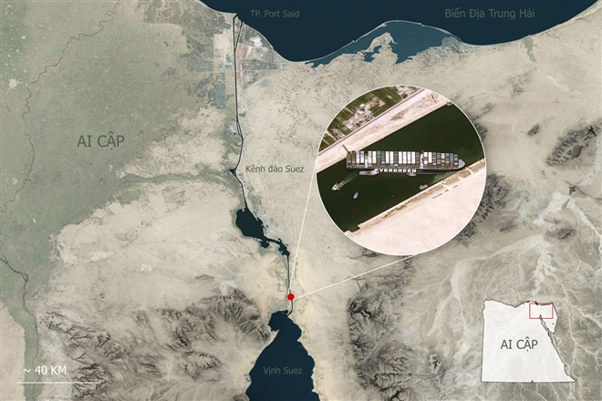 Vì sao kênh đào Suez mắc kẹt ảnh hưởng tới toàn thế giới? - 1