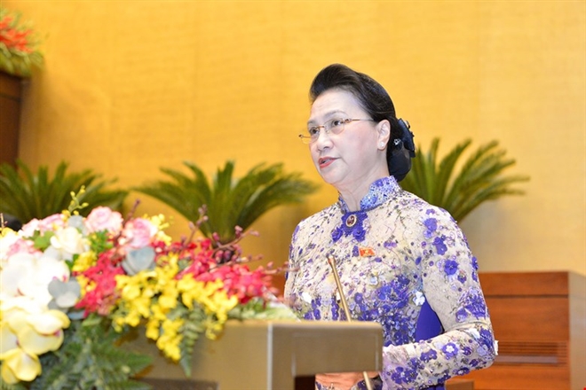 Thông qua Nghị quyết miễn nhiệm Chủ tịch Quốc hội Nguyễn Thị Kim Ngân - 2