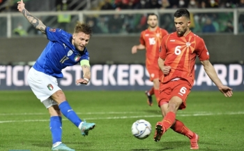 Thủng lưới phút 92, Italy vỡ tan cơ hội dự World Cup 2022