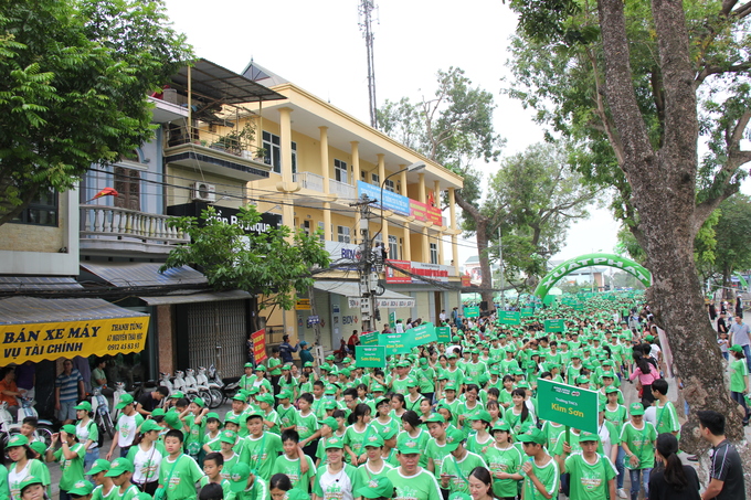 20000 hoc sinh tham du ngay hoi di bo 2018