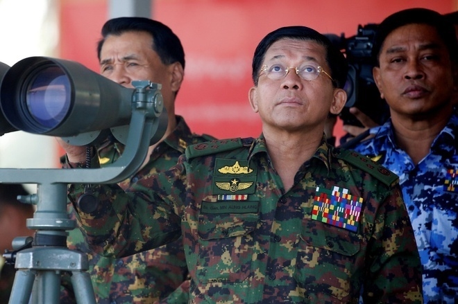 Phe đối lập kêu gọi Interpol bắt giữ Thống tướng Min Aung Hlaing - 1