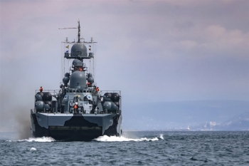 Nga tổ chức tập trận hải quân khi tàu chiến Mỹ đến biển Đen