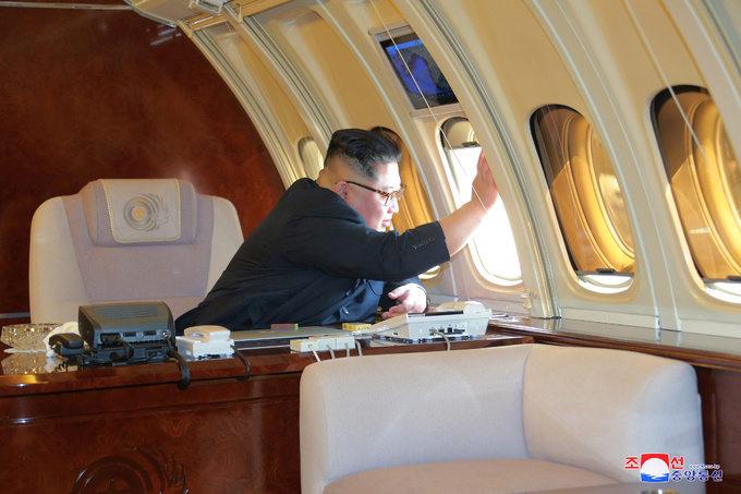 kim jong un trong chuyen tham trung quoc lan hai