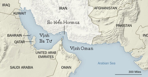 Tuần duyên Mỹ nổ 30 phát súng cảnh cáo tàu Iran