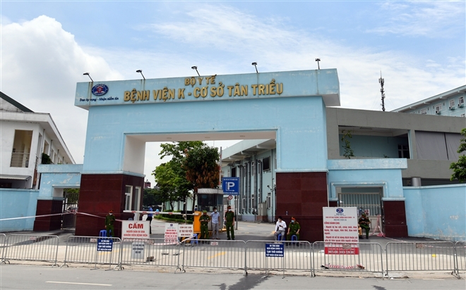 Hà Nội thêm 2 ca nghi mắc COVID-19 liên quan ổ dịch tại Bệnh viện K - 1