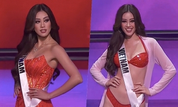 Khánh Vân tỏa sáng ở bán kết Miss Universe
