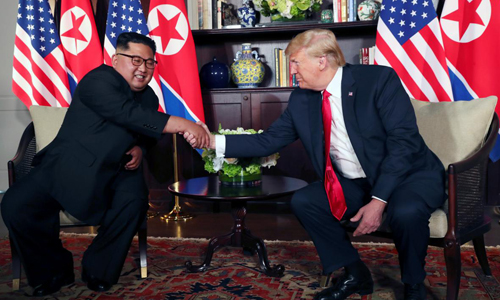 5 gio gap go lich su giua trump va kim jong un o singapore