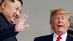 trump kim an gi trong bu a trua chung da u tien