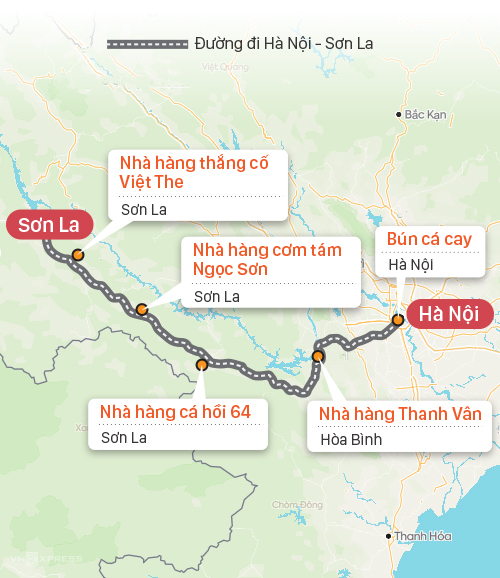 quan an ngon tren duong tu ha noi di thanh pho son la