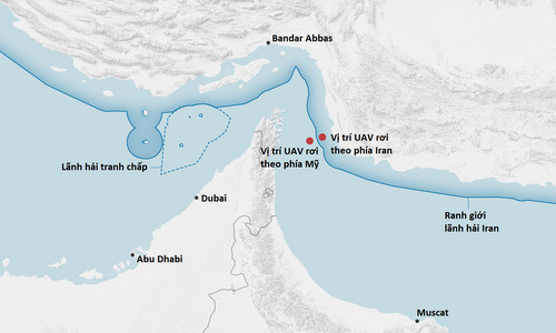 iran trung bay manh vo trinh sat co khong nguoi lai my bi ban roi