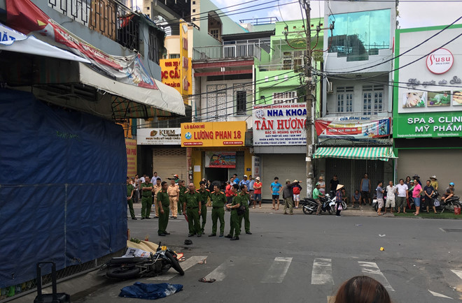 su vo cam trong mot vu tai nan giao thong ben he pho sai gon