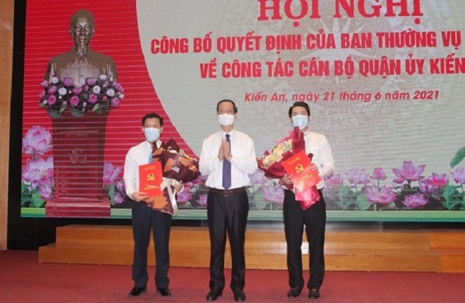 Hai tân Phó Bí thư Quận ủy 9X ở Hải Phòng là ai? - 2