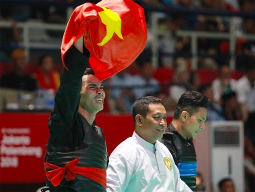 pencak silat lien tiep mang ve hai hc vang cho viet nam