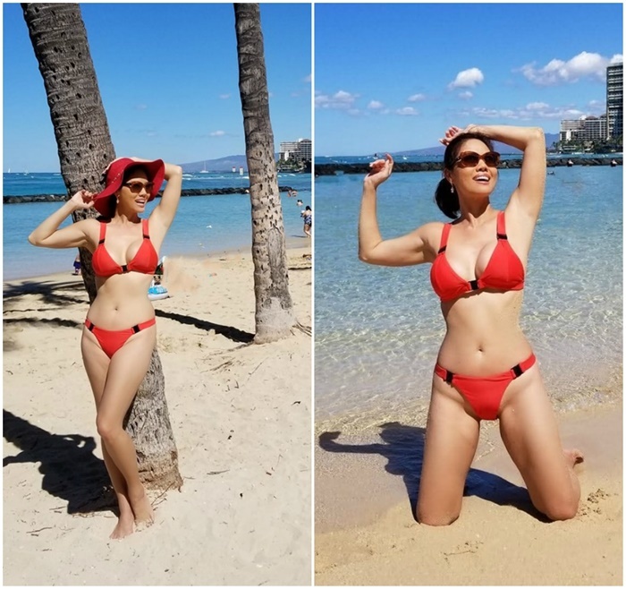 nu ca si viet 3 doi chong khoe bikini nong bong o tuoi 46