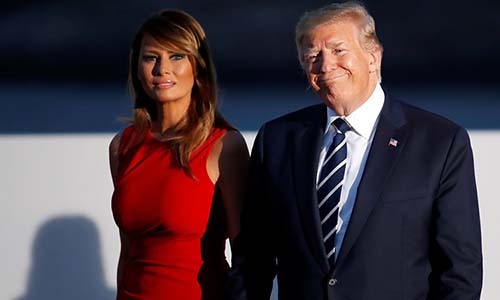 trump noi melania quen biet kim jong un