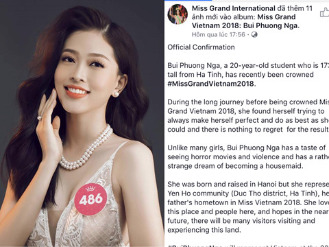 a hau phuong nga duoc danh gia cao tai miss grand international 2018