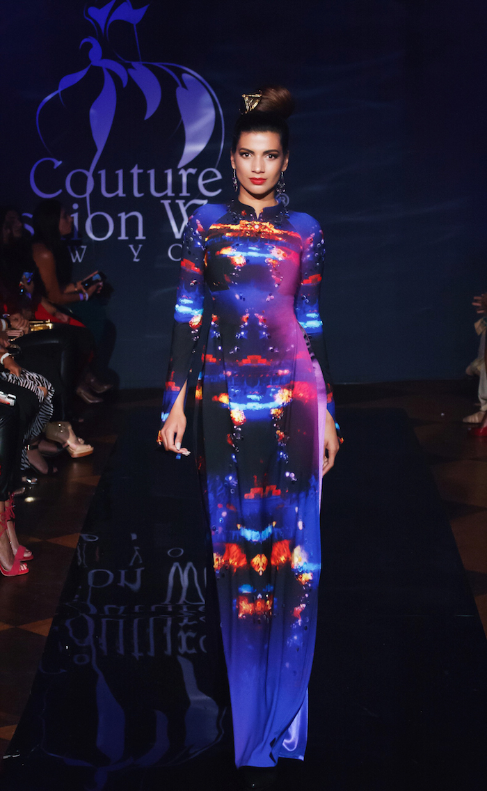 sieu mau quoc te dien non dat vang trinh dien bo suu tap s viet tai new york couture fashion week