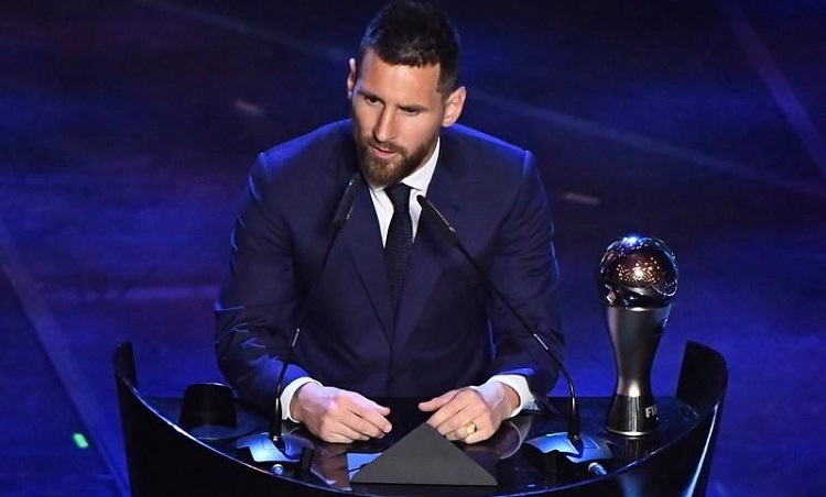 messi gianh giai the best 2019