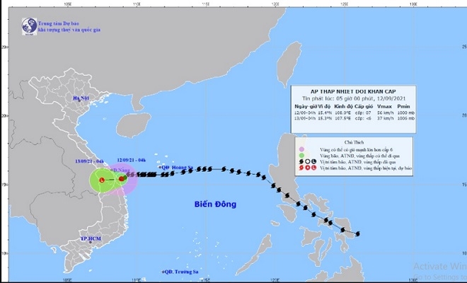 Bão số 5 suy yếu thành áp thấp nhiệt đới, tỉnh Quảng Bình đến Thanh Hóa mưa to - 1