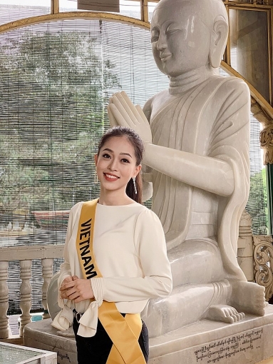 a hau phuong nga va no luc noi bat tai miss grand international 2018